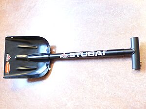 Lawinenschaufel aus Aluminium