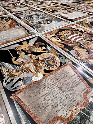 Ledger stones of St. John's Co-Cathedral