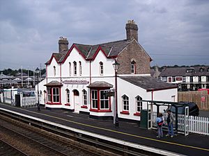 Station building at Llanfairpwll station