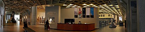 Lobby of national art gallery