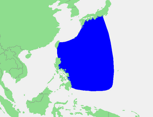 Locatie Filipijnenzee