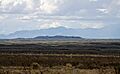 Looking north towards the Jornada del Muerto Volcano