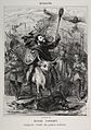 Louis Émile Benassit--Courbet caricature--from Le Boulevard issue 1-- 1861