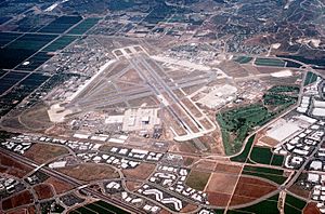 View of the airfield in 1993