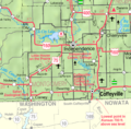Map of Montgomery Co, Ks, USA