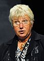 Marianne Samuelsson, landshovding pa Gotland, talar vid oppnadet av BSPC-s mote i Visby 2008-09-01 (cropped)