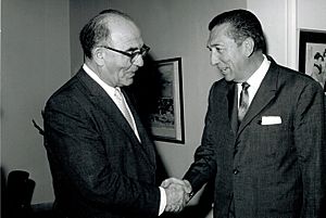 Miguel Valdes & Levi Eshkol 1963
