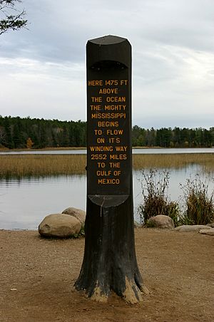 Mississippi River origin monument