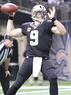 New Orleans Saints Quarterback, Drew Brees (23262414434) (cropped)