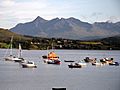 North Cuillin from Portree