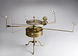 Orrery designed by William Pearson, made by Robert Fidler,1813-1822