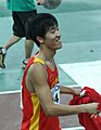 Osaka07 D7A Xiang Liu celebrating