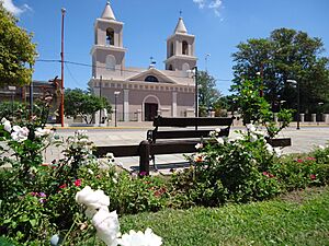 The central part of Santa Rosa de Calchines