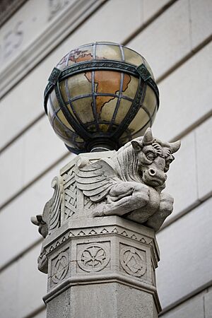 Pillar from Masonic Memorial Temple, Montreal