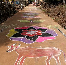 Pongal street decorations