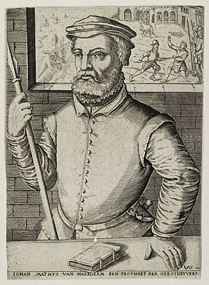 Portret van Jan Matthijsz, overleden Munster 1535, Inventarisnummer NL-HlmNHA 53013986