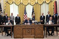 President Trump Participates in a Signing Ceremony (50305615147)