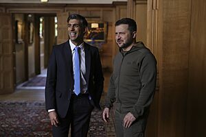 Prime Minister Rishi Sunak meets Volodymyr Zelenskyy - 52899900249