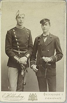 Prince Christian with his little brother Carl