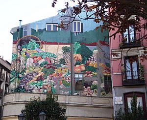 Puerta Cerrada mural madrid