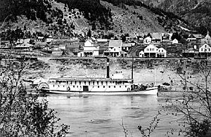R.P. Rithet (sternwheeler) at Yale, BC on Fraser River 1882