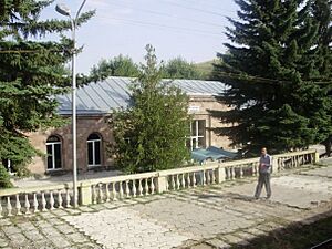 Railroad station in Razdan (Kotayk, Armenia)