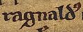 Reginald (Cotton MS Julius A VII, folio 50v)