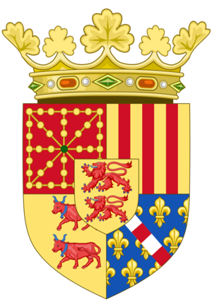 Royal Lesser Coat of Arms of Navarre (1479-1483)