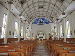 Sainte Anne Church interior (Mackinac Island, MI)