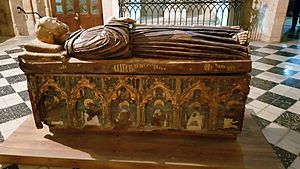 Sarcophagus of Tello of Castille in the convent of Saint Francis in Palencia