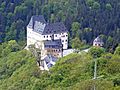 Schloss Burgk vom Saaleturm