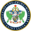 Seal of the Prime Minister of Saint Lucia.svg