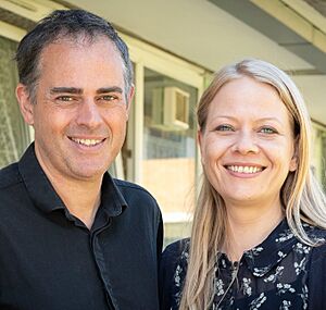 Sian Berry and Jonathan Bartley, 2018 (cropped 2)