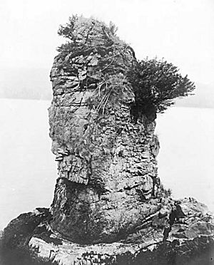 Siwash Rock 1890s