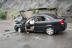 Smashed Car in Dujiangyan - 2008 Sichuan earthquake (1)