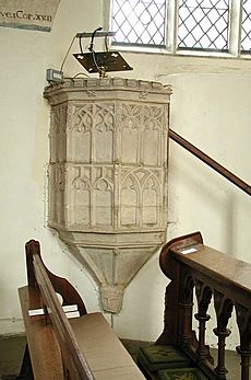 St Laurence, Combe, Oxon - Pulpit - geograph.org.uk - 1625087