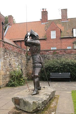 Statue of Harry Hotspur in Alnwick
