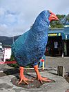 Big Takahe bird statue
