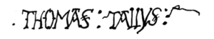Tallis signature