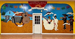 Teatro Mural Inside of Cultural Arts Center