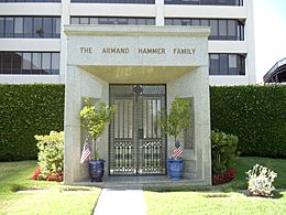 The Armand Hammer Family Tomb in Westwood Memorial Park