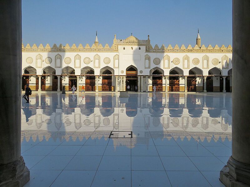 The beauty of Al-Azhar Mosque