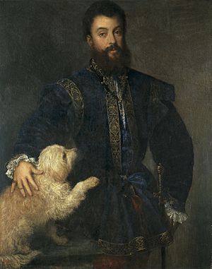 Tizian - Portrait of Federico II Gonzaga - circa 1525