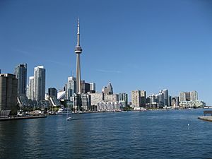 Toronto Skyline from the Toronto Islands Airport Ferry