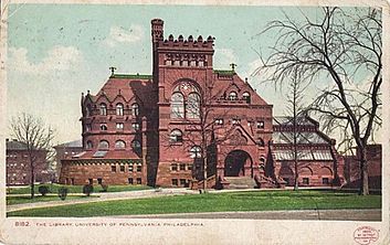 University of Pennsylvania Library 1904 Detroit Publishing Co