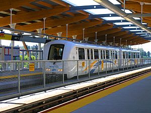 Vancouver Skytrain Rupert station train