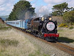 WAB 794 on excursion between Bunnythorpe and Palmerston North - 31 August 2003