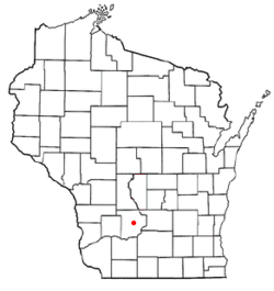 Location of Freedom, Sauk County, Wisconsin