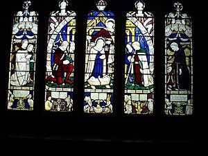 Window commemorating Lewis Carroll, All Saints, Daresbury - geograph.org.uk - 284591