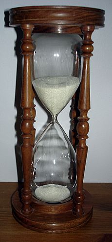 木製の砂時計